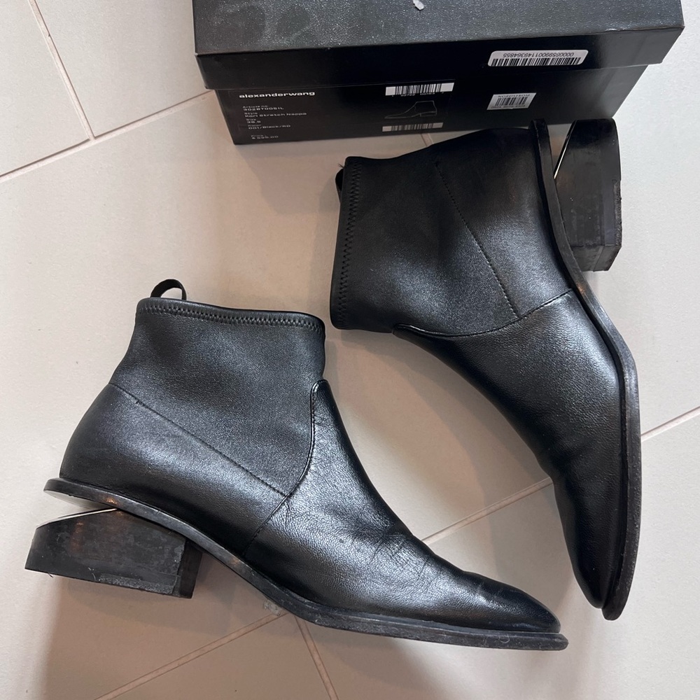 Alexander Wang Kori stretch Napa boots - sz 38.5